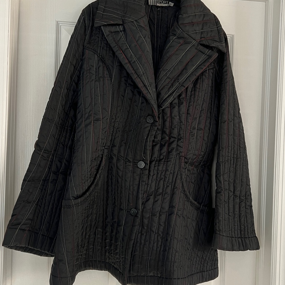 Sport Missoni Black Quilted Jacket